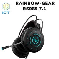Tai nghe Headphone Có Mic RAINBOW-GEAR RS989 7.1 Gaming Mới Chính Hãng 100%