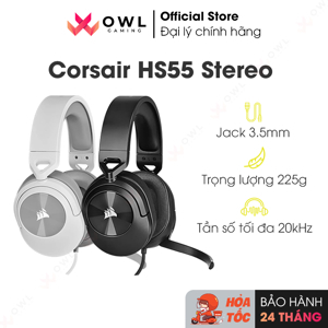 Tai nghe - Headphone Corsair HS55 Stereo
