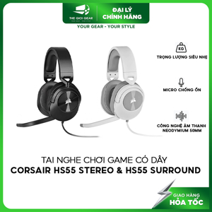 Tai nghe - Headphone Corsair HS55 Surround