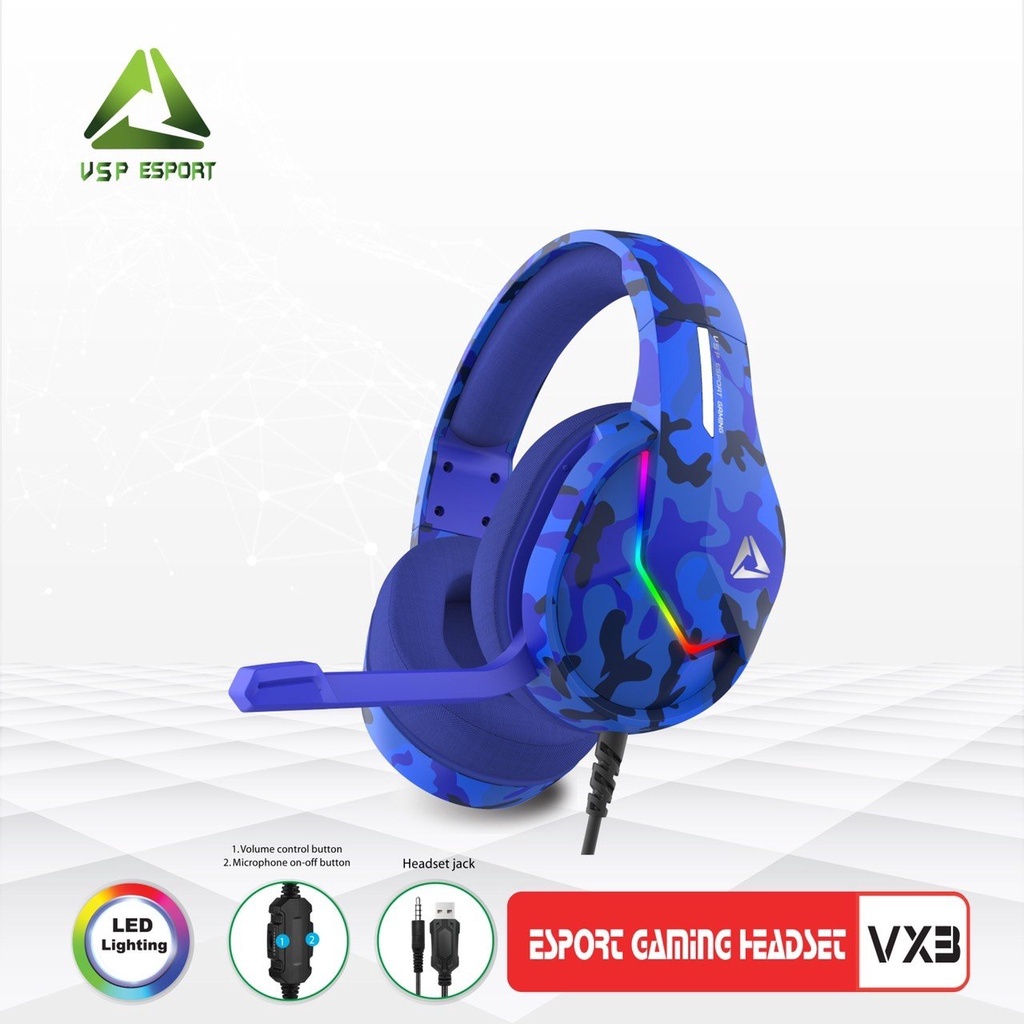 Tai nghe - Headphone Esport Gaming VX3
