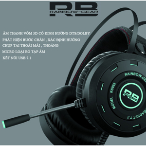 Tai nghe - Headphone Rainbow-Gear RS989