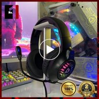 Tai Nghe Headphone Gaming Chụp Tai Có Mic VSP GH-X1 Led RGB Tai Nghe Máy Tính Laptop Chơi Game Có Dây