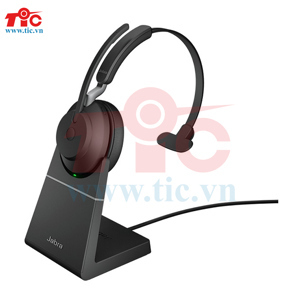 Tai nghe - Headphone Jabra Evolve2 65 Mono (kèm đế sạc)