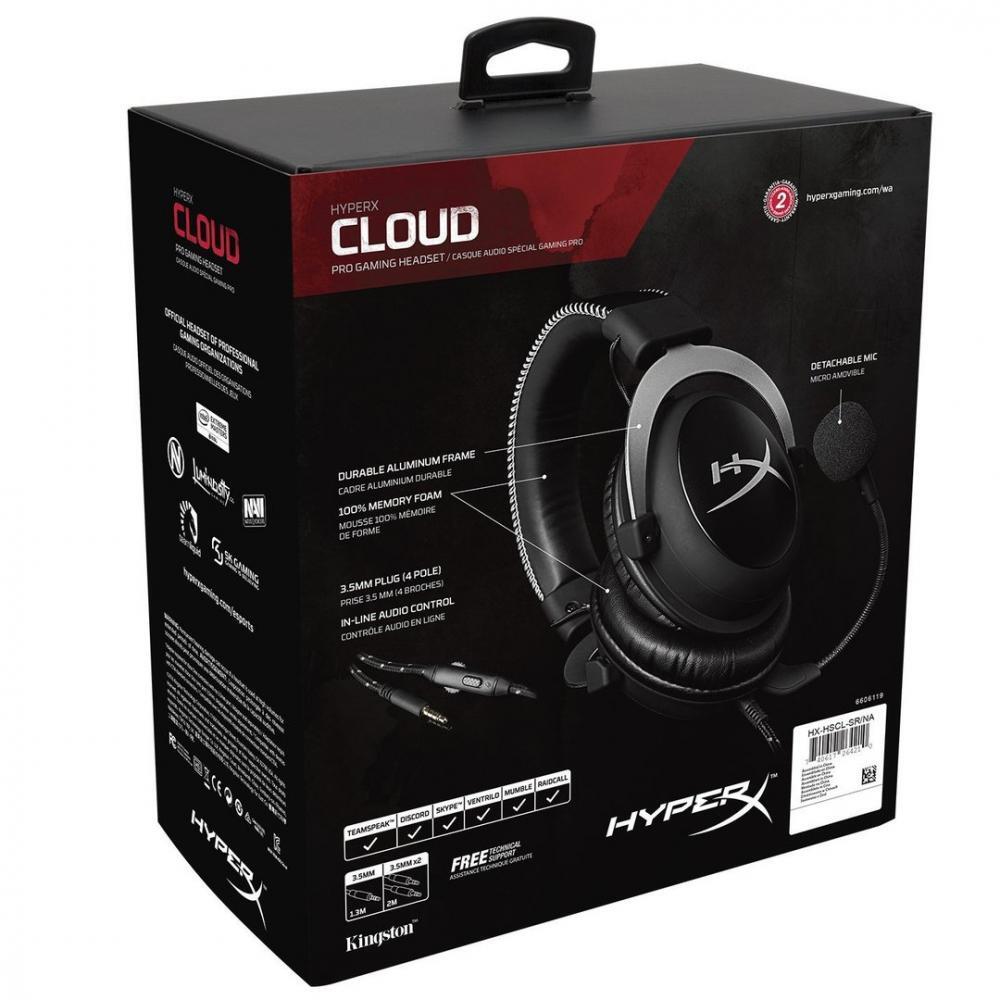 Tai nghe - Headphone Kingston HyperX Cloud Silver