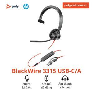 Tai nghe - Headphone Plantronics Blackwire 3315 USB-C
