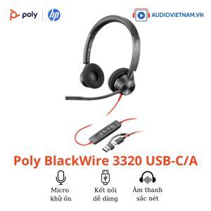 Tai nghe - Headphone Plantronics Blackwire 3320 USB-C