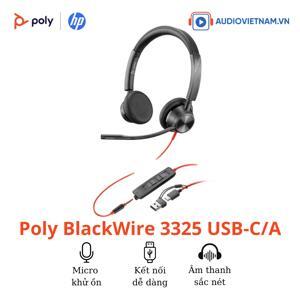 Tai nghe - Headphone Plantronics Blackwire 3325 USB-C