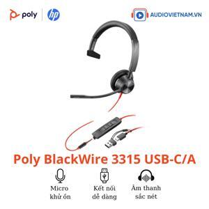 Tai nghe - Headphone Plantronics Blackwire 3315 USB-C