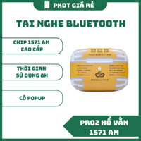 Tai Nghe Hổ Vằn Pro 2 1571AM Có POPUP - Tai Nghe Bluetooth Chống Ồn 48DB, Xuyên Âm