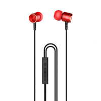 Tai Nghe Hoco M42 Ice Rhyme  Tặng 1 Dây Đeo Điện Thoại- Hàng Chính Hãng - Đỏ