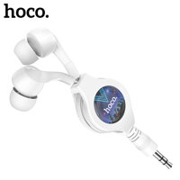 Tai Nghe Hoco M68 Tai Nghe Nhét Tai Có Dây Có Thể Thu Vào 3.5 Mm Tai Nghe Nhét Tai Không Có Micro Cho Máy Tính Điện Thoại Di Động Nhạc MP3 LazadaMall