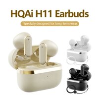 Tai nghe HQAi H11 Tích hợp chống nước Tai nghe Bluetooth không cần gạt nước Tuổi thọ pin dài HD Chất lượng âm thanh Tai nghe cảm ứng Conter Tai nghe khử tiếng ồn cho iPhone cho Android