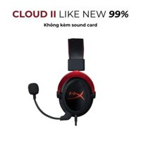 Tai nghe HyperX Cloud II Red Like new 99% (Không kèm sound card)
