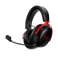 Tai Nghe HyperX Cloud III Wireless - Driver 53mm, Âm Thanh Vòm Ảo DTS , Kết Nối 3.5mm Và USB, Độ Nhạy 100dBSPL/mW