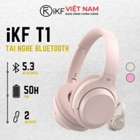 Tai nghe iKF T1, Âm bass mạnh mẽ, pin trâu 50H, kết nối 2 thiết bị - Bảo hành 12 tháng