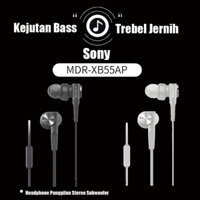Tai nghe in-ear siêu trầm/tai nghe âm thanh nổi/tai nghe micro thể thao rảnh tay chất lượng cao Sony MDR-XB55AP