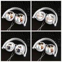 Tai nghe in hình BRIGHTWIN 2gether BL Thái Lan dạng chụp cắm dây có mic tiện lợi