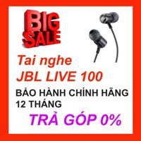 Tai Nghe JBL LIVE 100 - Hàng Chính Hãng Bảo Hành 1 Năm