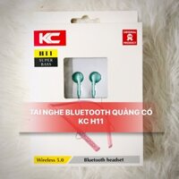 Tai nghe KC H11 bluetooth 5.0 ko dây giá rẻ[freeshipextra]dành cho táo,samsung,xiaomi