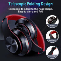 Tai nghe không dây B39 Tai nghe Ove-Ear LED đầy màu sắc Giảm tiếng ồn Tai nghe siêu trầm