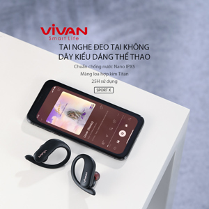 Tai nghe không dây Bluetooth 5.0 VIVAN Sport X