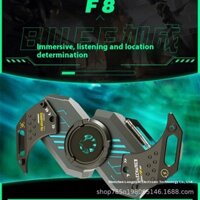 Tai nghe không dây Bluetooth, tai nghe chơi game tourbillon ngón tay F8, tai nghe chơi game phong cách mecha tws5.3