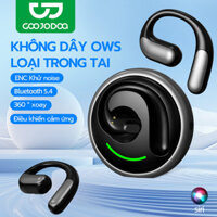 Tai nghe không dây Bluetooth Goojodoq cảm ứng AI Smart OWS Bluetooth 5.4 Hộp sạc kim loại