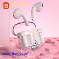 Tai Nghe Không Dây Bluetooth 5.3 TWS P-D1 Mini Pin Thấp Nhiều Màu Trong Suốt Mới 2023