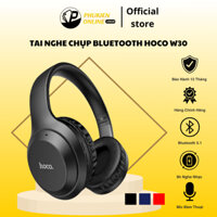 Tai Nghe Không Dây Chụp Tai Bluetooth V5.0 Có Mic Hoco W30 - Dải Tần số Đáp Ứng 20 -22000Hz ,Độ Nhạy 120dB
