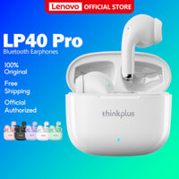 Tai nghe không dây đích thực Lenovo LP40 PRO và LP40 IPX5 Bluetooth 5.1TWS HD Stereo Chơi game có độ trễ thấp với Mic Music
