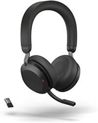 Tai nghe không dây Jabra Evolve2 75: Công nghệ 8 micrô, chống ồn, tương thích UC – Màu đen