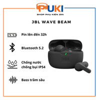 Tai nghe không dây JBL Wave Beam - Âm thanh JBL Deep Bass sôi động, 32 giờ chơi nhạc