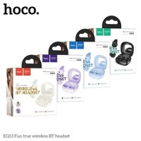 Tai nghe không dây kết nối bluetooth HOCO EQ13 dòng 2 tai nhét tai kèm mic nghe gọi, hộp có gương.