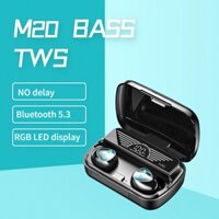 Tai Nghe Không Dây M20 TWS Bluetooth 5.3 3D Chống Nước Điều Khiển Giảm Tiếng Ồn
