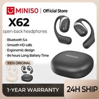 Tai nghe không dây MINISO X62 OWS Bluetooth 5.4 Tai nghe âm thanh nổi 3D có Mic Hifi Music IPX6 Tai nghe thể thao chống nước