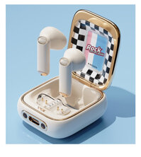 Tai nghe không dây Rock Retro Style True Wireless Stereo Bluetooth Rockspace nghe nhạc liên tục 12h Hàng chính hãng - Kiểu cổ điển