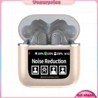 Tai nghe không dây Yesurprise YW05 Tai nghe V5.4 khử tiếng ồn Tai nghe nhét trong tai có chức năng đồng hồ thông minh và hộp ngăn màn hình cảm ứng