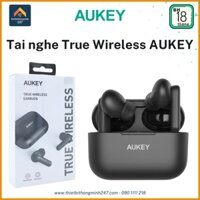 Tai nghe không dây True-wireless Aukey EP-M1 bluetooth 5.0 chống nước IPX4 màu đen