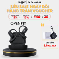 Tai nghe không nhét tai Bluetooth True Wireless Earbuds  Shokz OpenFit T910 Thế Hệ Mới Nhất - Hàng Chính Hãng