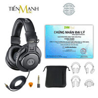Tai Nghe Kiểm Âm Audio Technica M30X - Studio Monitor Headphones Professional  ATH-M30X ATHM30X Hàng Chính Hãng - Kèm Móng Gẩy DreamMaker