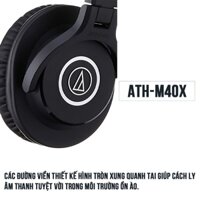 Tai nghe kiểm âm Audio Technica ATH-M40x - Headphone Studio