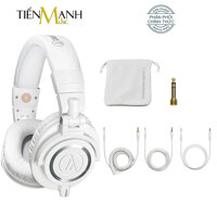 Tai Nghe Kiểm Âm Audio Technica ATH-M50X (Trắng)