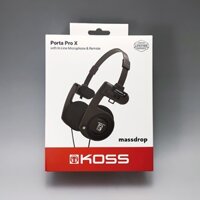 Tai nghe Koss Porta Pro X Massdrop, Koss Porta Pro, Koss Porta Pro remote Dark Master (Nguyên Seal) ko