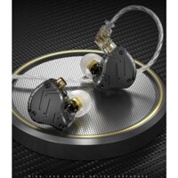 Tai nghe kz zs10 prox chính hãng,có mic đàm thoại,bản mới nhất 10 driver,4BA+1DD,Tặng hộp đựng