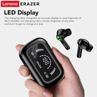 Tai nghe Lenovo ERAZER XP11 Thể thao không dây Bluetooth 5.4 mềm trong tai Tai nghe giảm tiếng ồn Âm thanh nổi HiFi có Mic Màn hình LED 1200 mAh