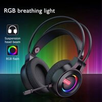 Tai nghe LENOVO gaming có dây [Digital paradise] LENOVO G80-A, Tai nghe đèn LED màu RGB có micrô. BH 6 tháng.