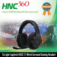 Tai nghe Logitech G433 7.1 Wired Surround Gaming Headset Black
