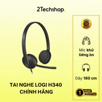 Tai Nghe Logitech H340 | USB Stereo Headset | Microphone Khử Ồn | Âm Thanh Rõ Ràng