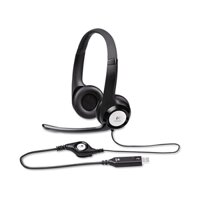 Tai nghe Logitech H390 USB Computer Headset / black 981-000485 | Hàng chính hãng