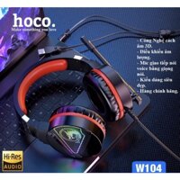 Tai nghe máy tính chơi game có míc chụp tai học online chơi game liên quân PUBG cho máy tính điện thoại W105 / w104
